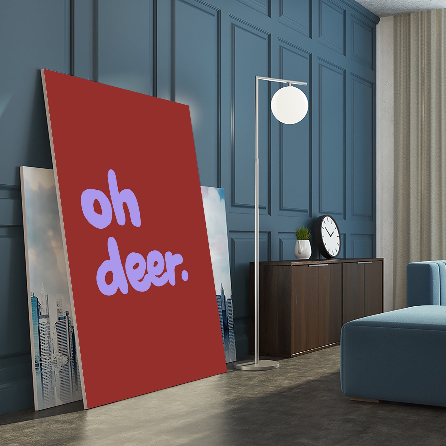 Oh Deer 1 by Studio Memb on GIANT ART - word art love