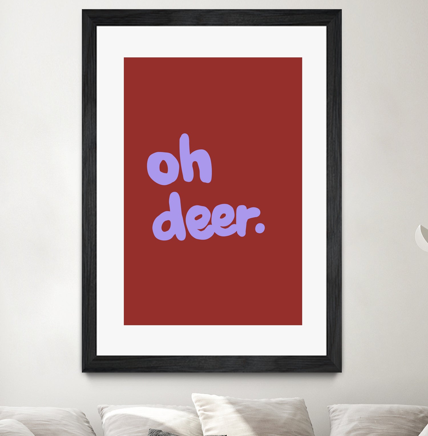 Oh Deer 1 by Studio Memb on GIANT ART - word art love