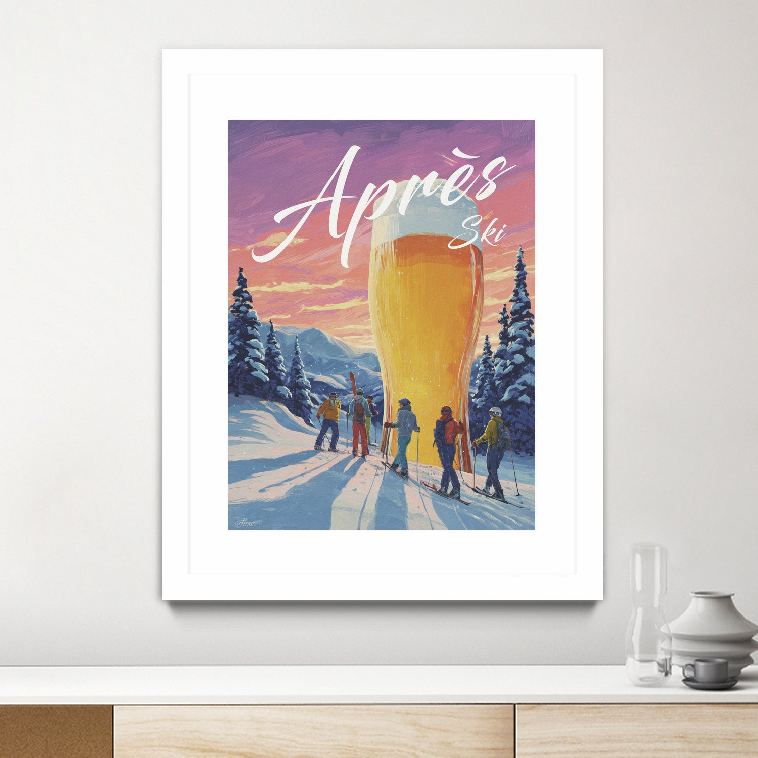 Apres Ski by Andreas Magnusson on GIANT ART - food and drinks ski