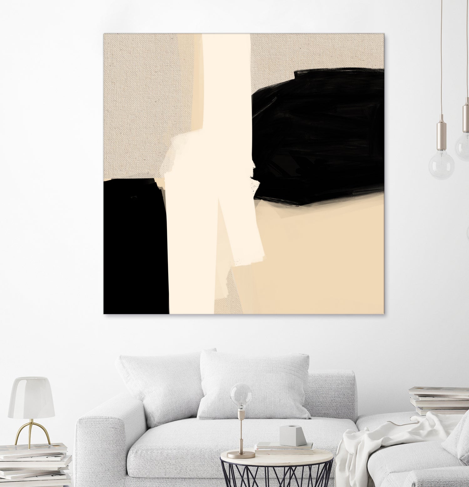 Opposites Attract 5 by Simona Gocan on GIANT ART - illustration neutral tones