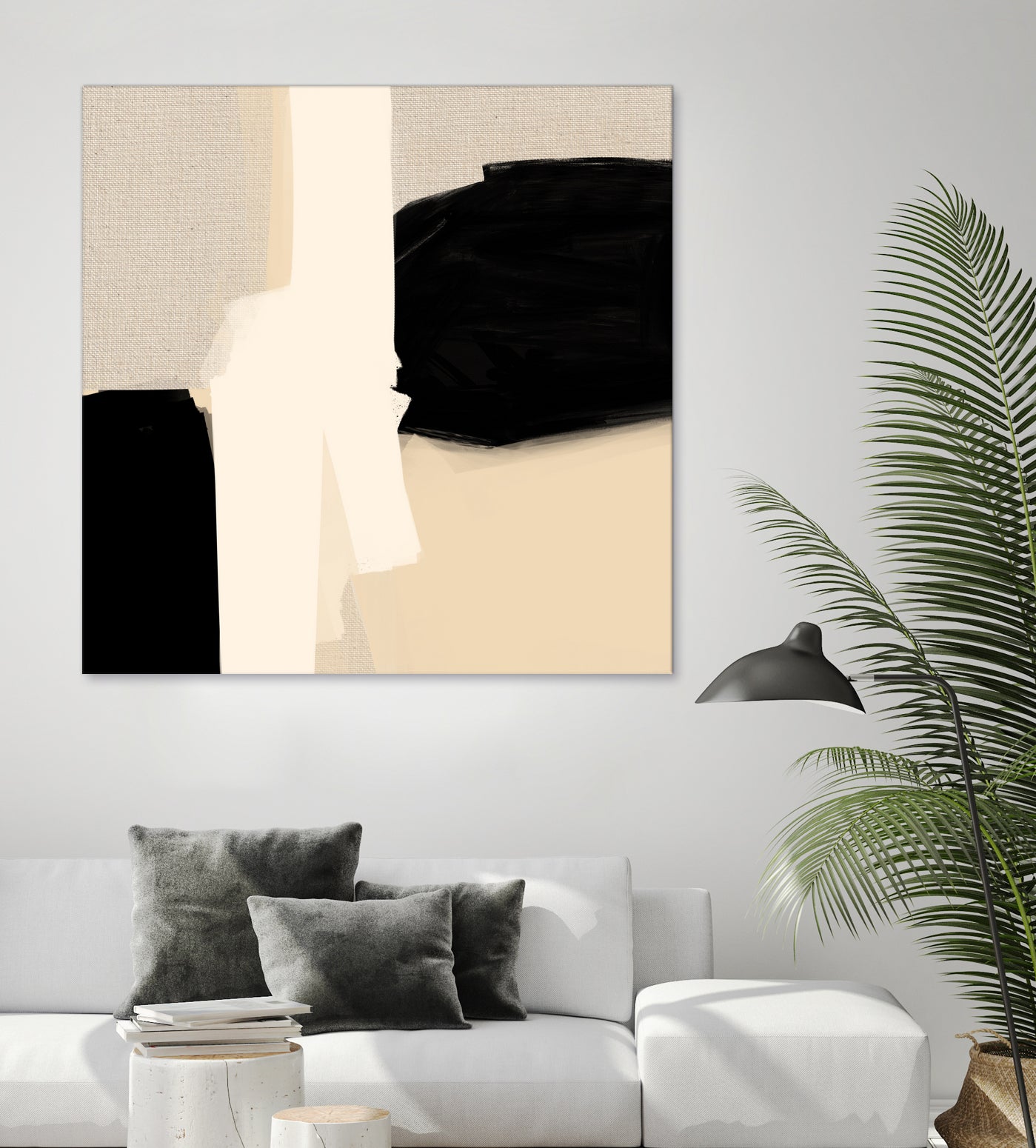 Opposites Attract 5 by Simona Gocan on GIANT ART - illustration neutral tones