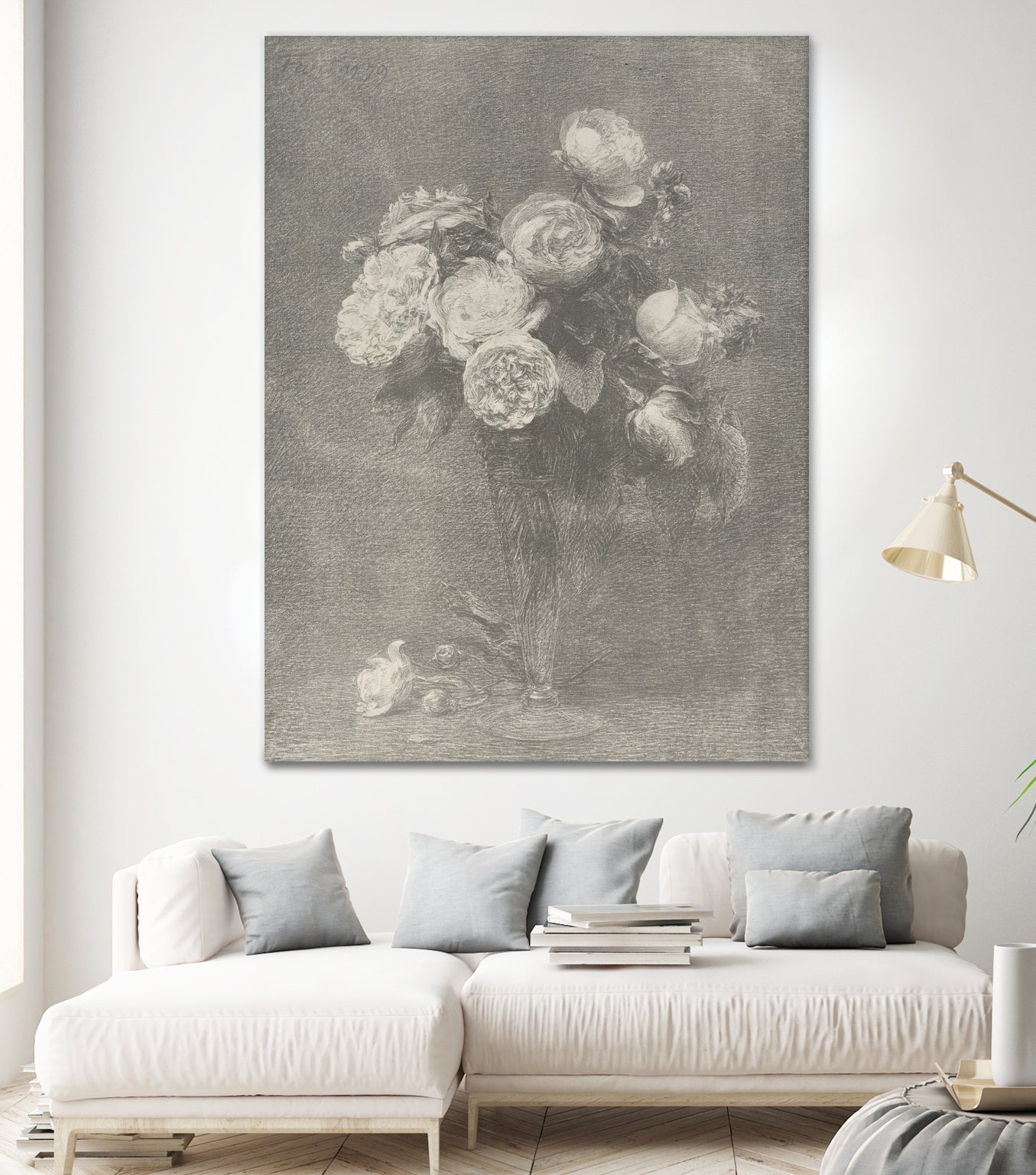 Bouquet of Roses by Henri Fantin Latour on GIANT ART -  henri fantin latour