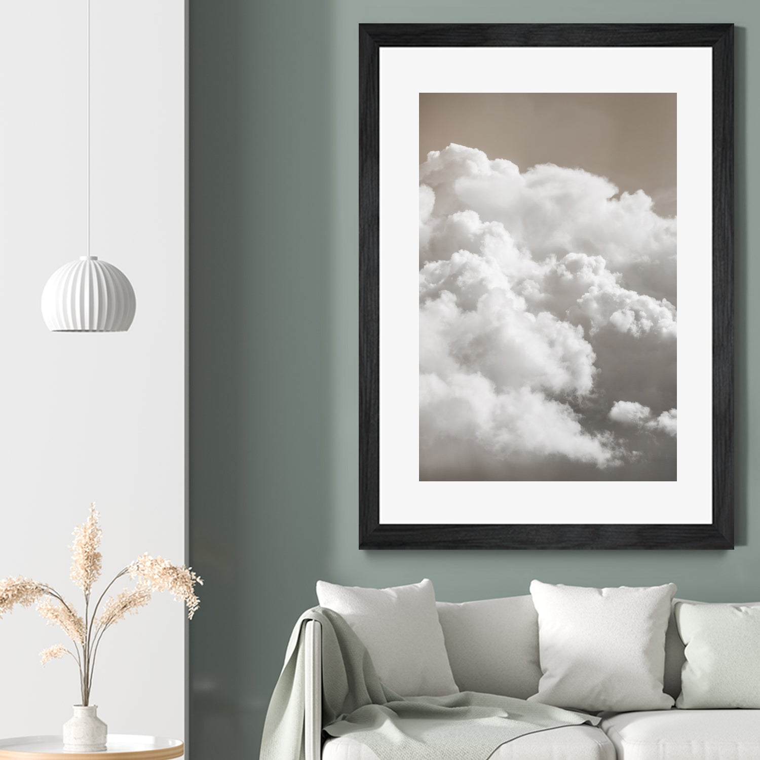 Sandy Clouds by Mareike Bohmer on GIANT ART -  cloud