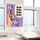 Blah Blah Blah by Andreas Magnusson on GIANT ART - illustration telephone