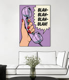 Blah Blah Blah by Andreas Magnusson on GIANT ART - illustration telephone