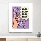 Blah Blah Blah by Andreas Magnusson on GIANT ART - illustration telephone