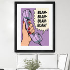 Blah Blah Blah by Andreas Magnusson on GIANT ART - illustration telephone