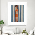 Behind the Curtains by Andreas Magnusson on GIANT ART - illustration woman