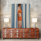 Behind the Curtains by Andreas Magnusson on GIANT ART - illustration woman