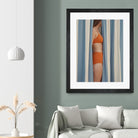 Behind the Curtains by Andreas Magnusson on GIANT ART - illustration woman