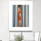 Behind the Curtains by Andreas Magnusson on GIANT ART - illustration woman