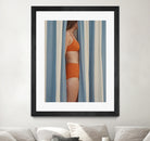 Behind the Curtains by Andreas Magnusson on GIANT ART - illustration woman