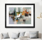 Green by Sage Rust on GIANT ART - cheney black abstract julia cheney