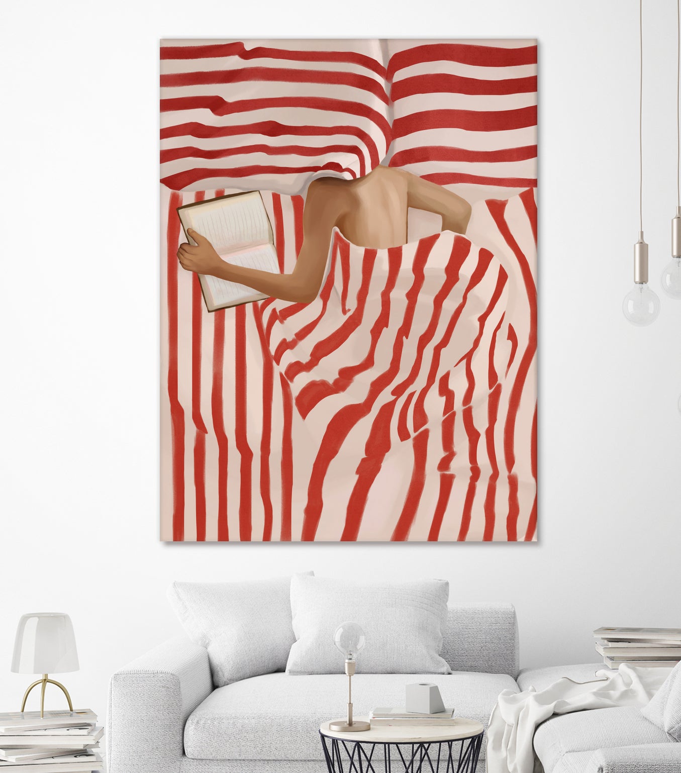 Between the Lines by Flow Line on GIANT ART - illustration stripes