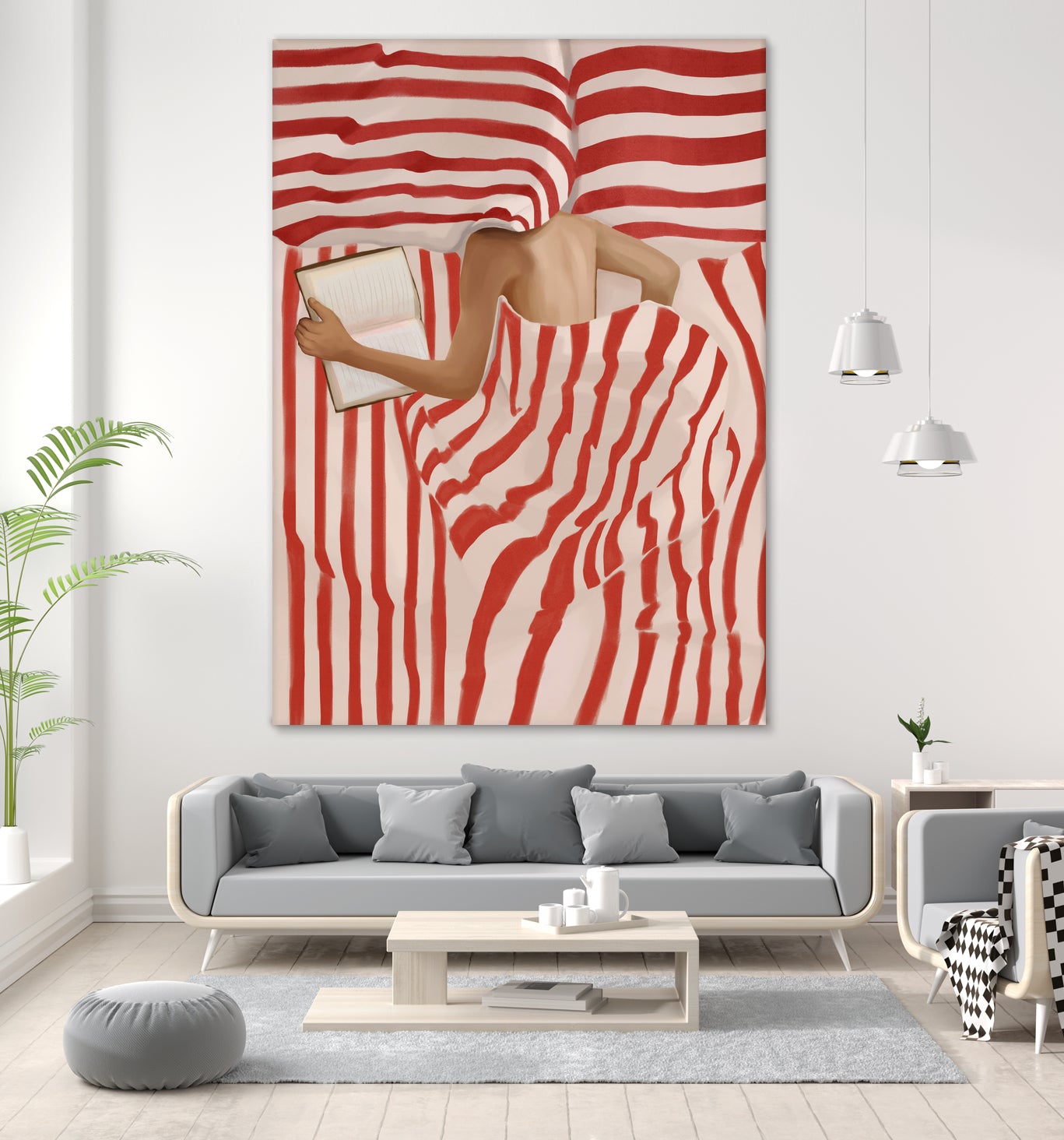 Between the Lines by Flow Line on GIANT ART - illustration stripes