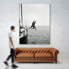 Jumping From a Boat by Andreas Magnusson on GIANT ART - photography boat