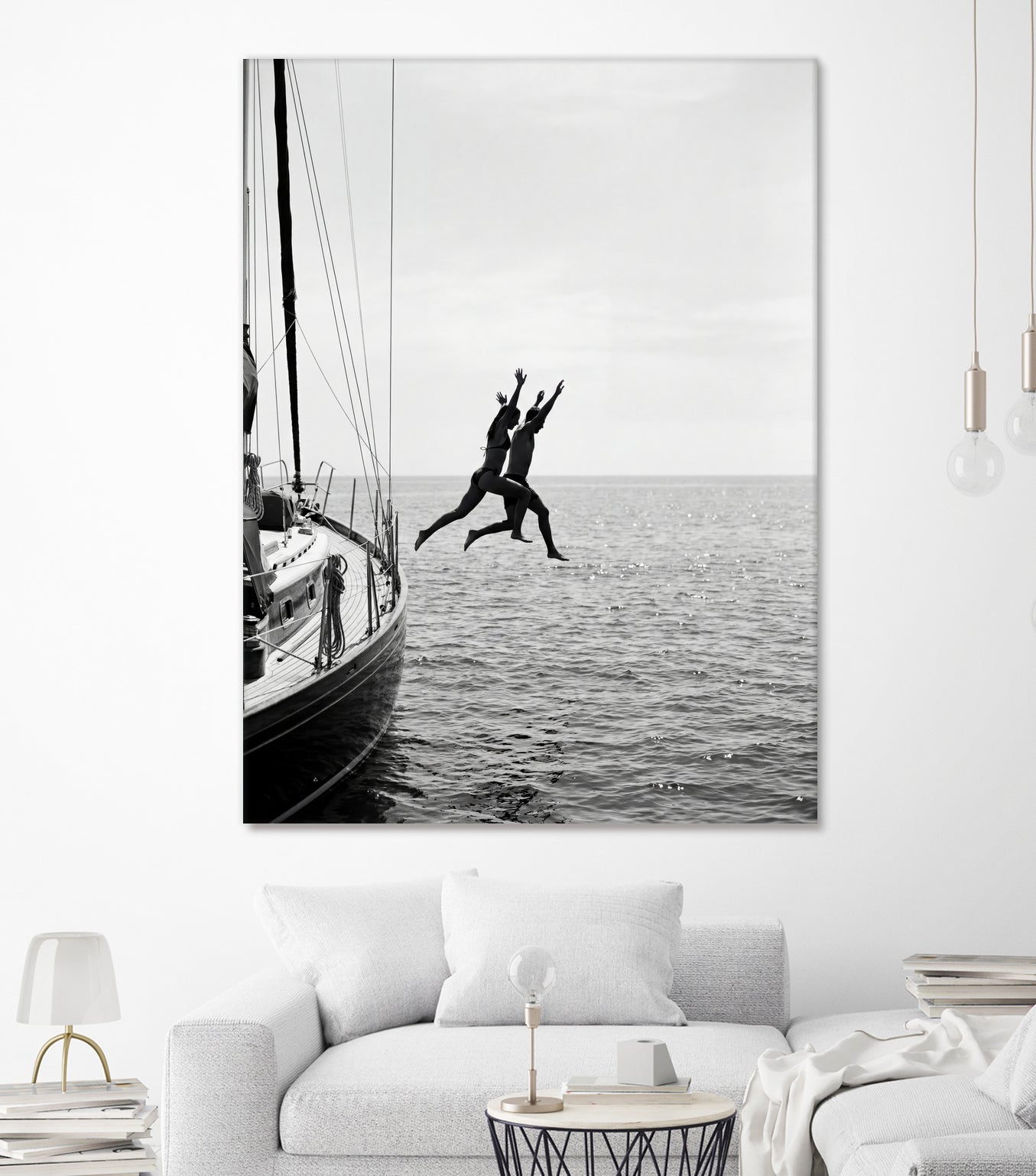 Jumping From a Boat by Andreas Magnusson on GIANT ART - photography boat