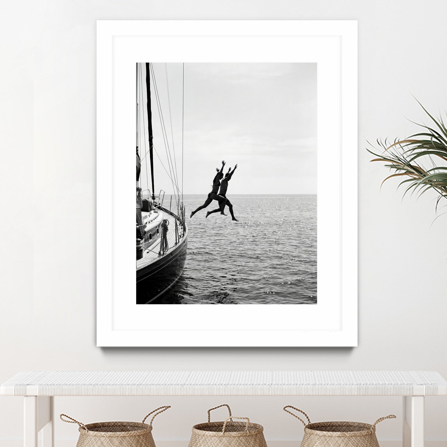 Jumping From a Boat by Andreas Magnusson on GIANT ART - photography boat