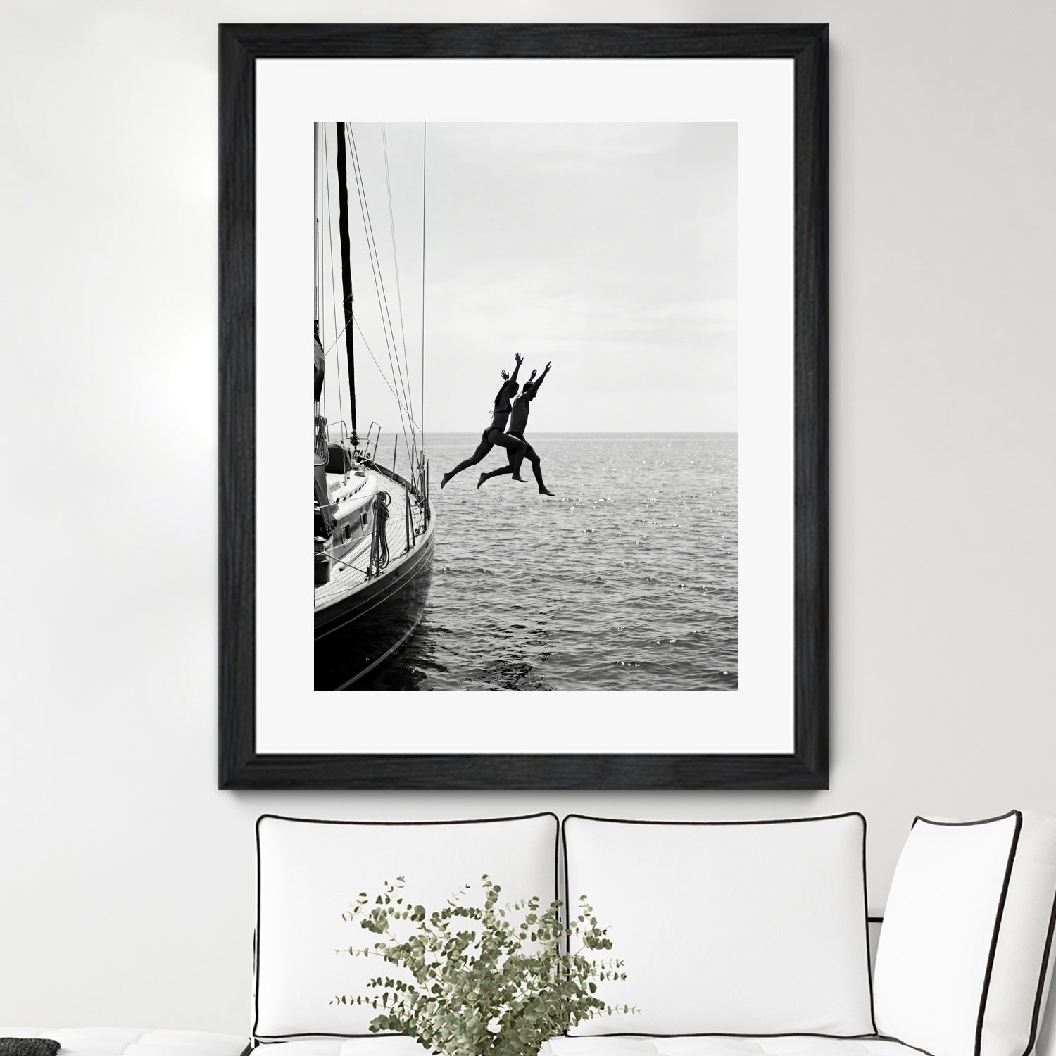 Jumping From a Boat by Andreas Magnusson on GIANT ART - photography boat