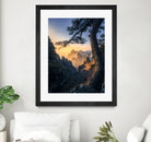 Forests towering over endless mountains by Yuan Cui on GIANT ART -  photography 