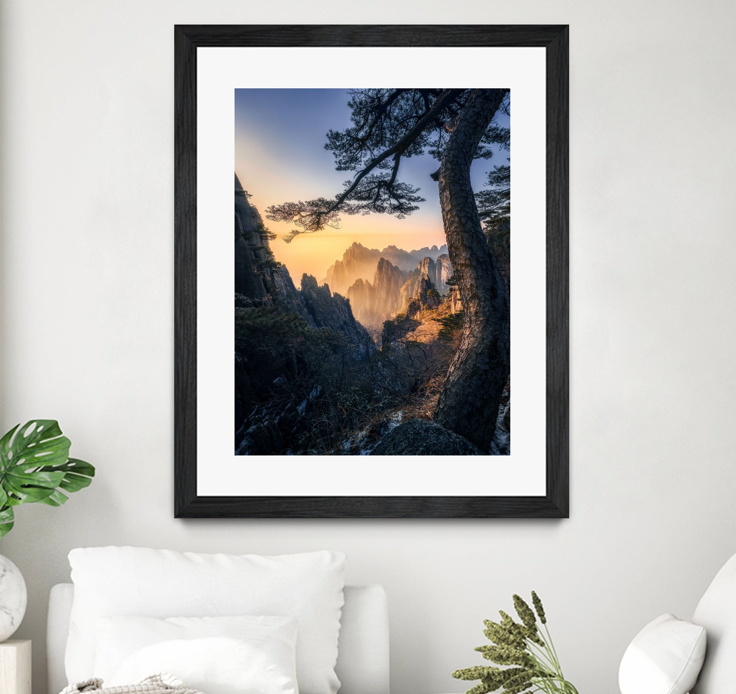 Forests towering over endless mountains by Yuan Cui on GIANT ART -  photography 