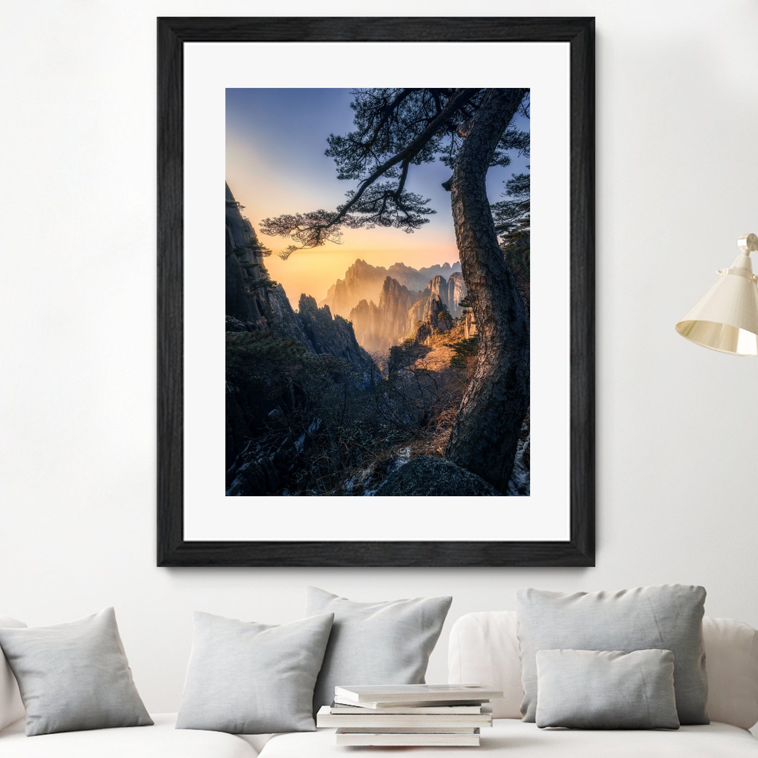 Forests towering over endless mountains by Yuan Cui on GIANT ART -  photography 