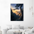 Forests towering over endless mountains by Yuan Cui on GIANT ART -  photography 