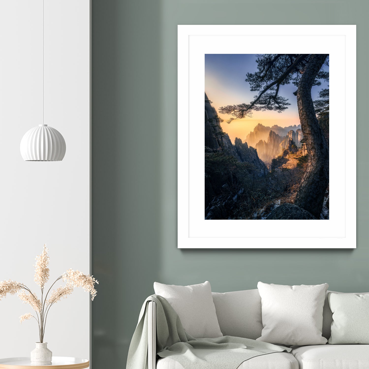 Forests towering over endless mountains by Yuan Cui on GIANT ART -  photography 