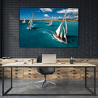 Race start by Marc Pelissier on GIANT ART - sailboats photography sailboats