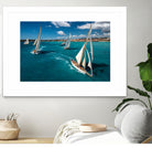 Race start by Marc Pelissier on GIANT ART - sailboats photography sailboats