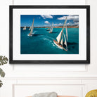Race start by Marc Pelissier on GIANT ART - sailboats photography sailboats