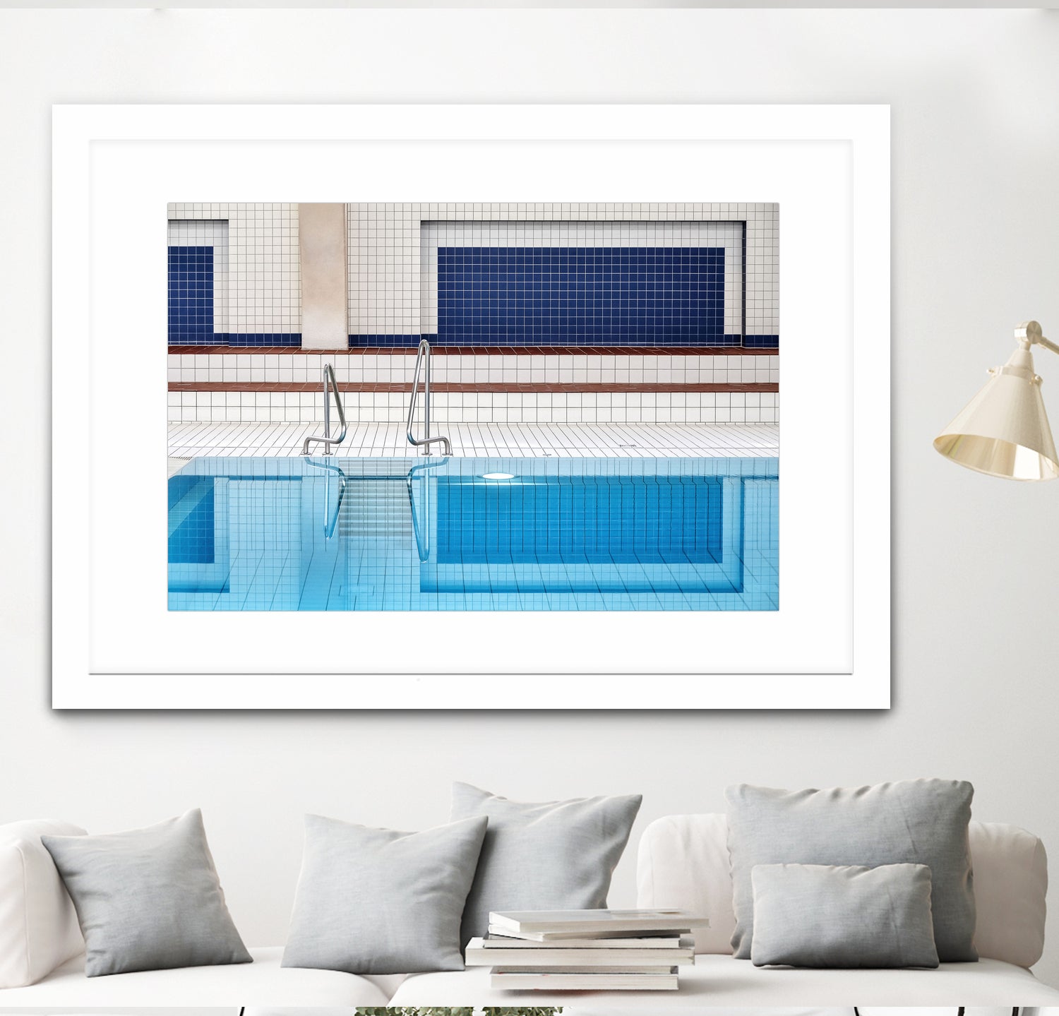 swimming by Renate on GIANT ART - abstract indoor