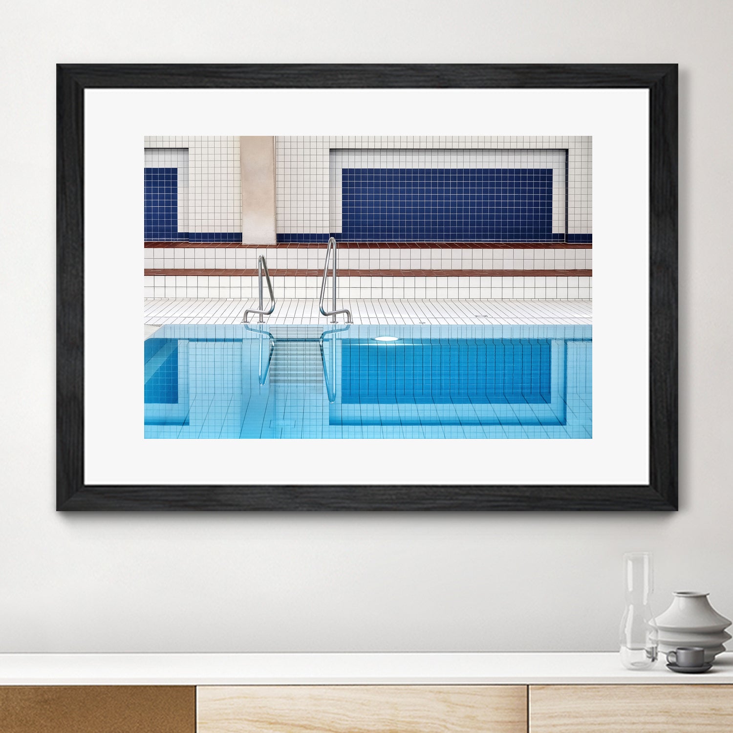 swimming by Renate on GIANT ART - abstract indoor