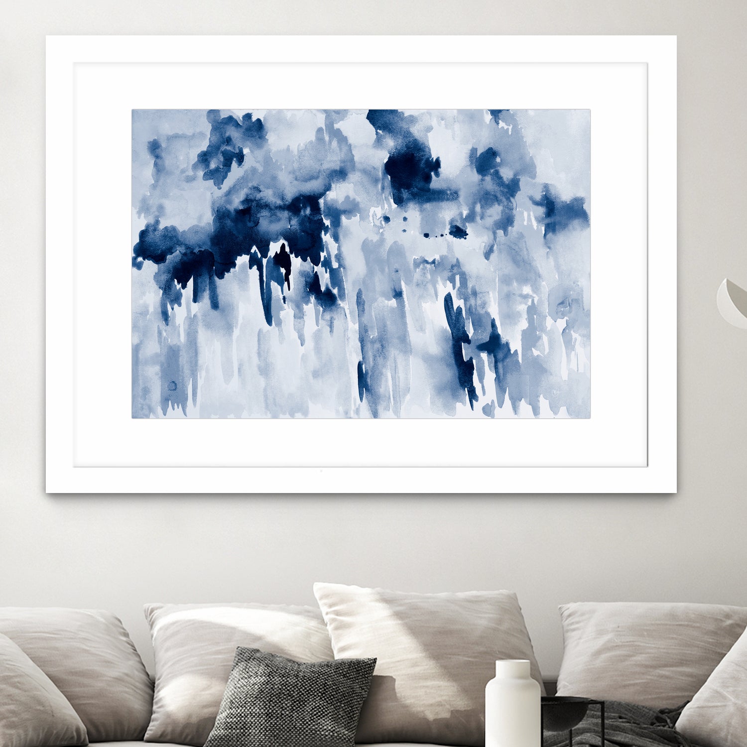 Blueberry Splatter Abstract by Kat Papa on GIANT ART - abstract blueberry