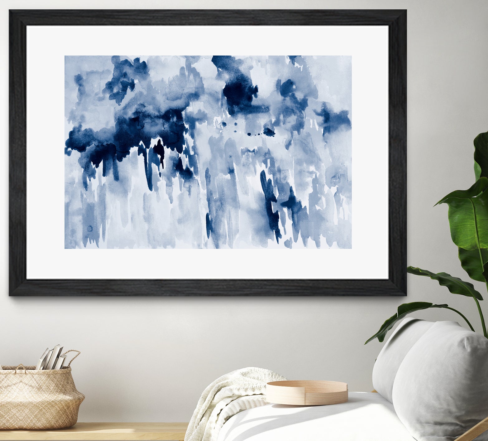 Blueberry Splatter Abstract by Kat Papa on GIANT ART - abstract blueberry