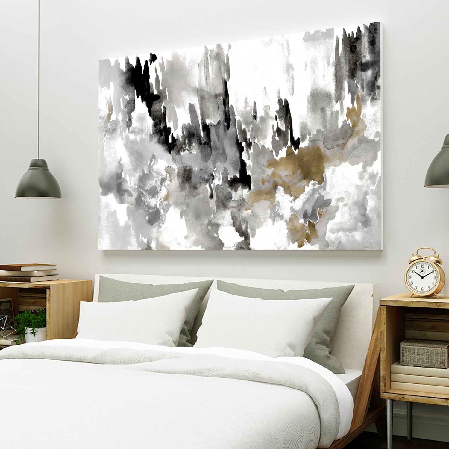 Neutral Splatter by Kat Papa on GIANT ART - abstract neutral