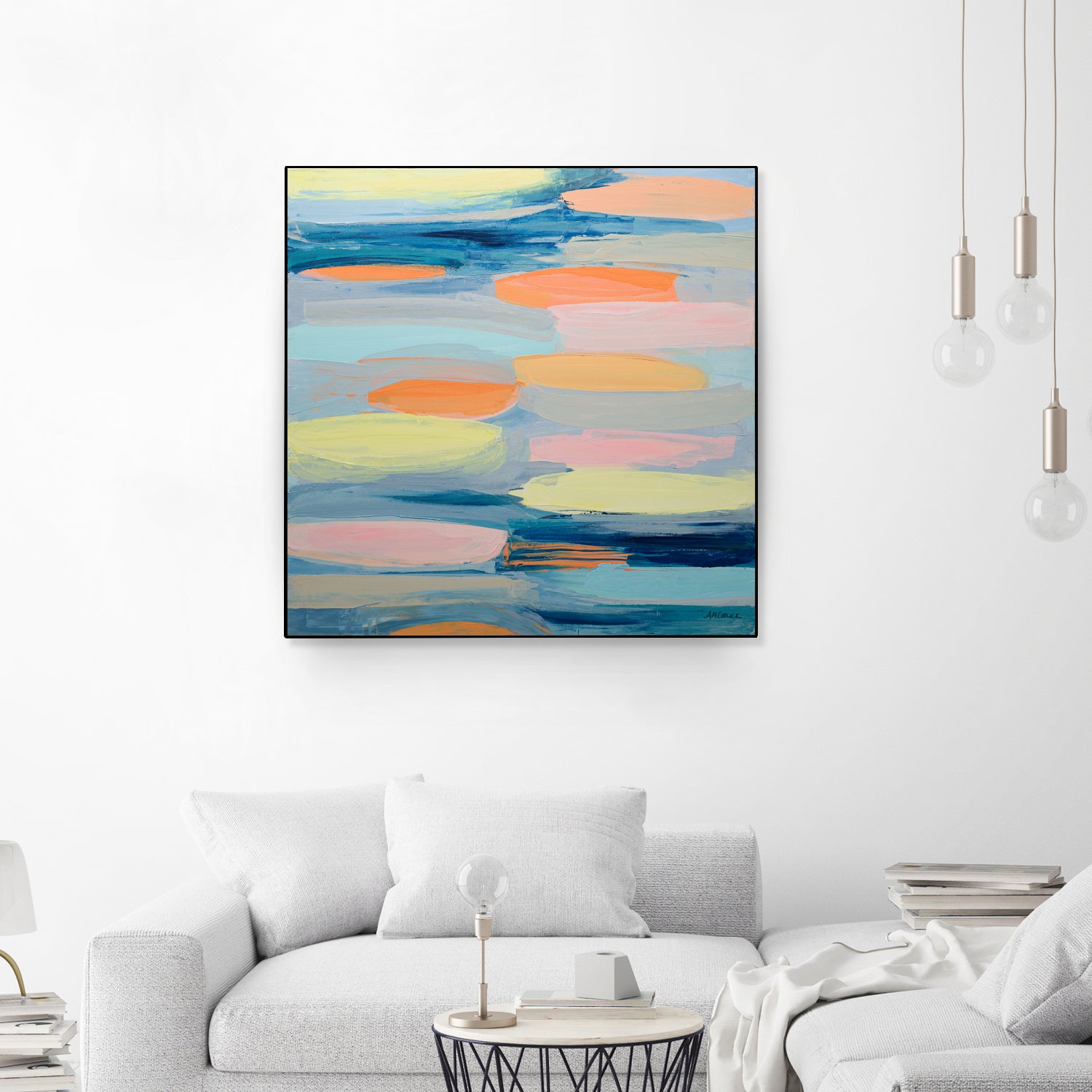 Just Peachy by Ann Marie Coolick on GIANT ART - abstract just