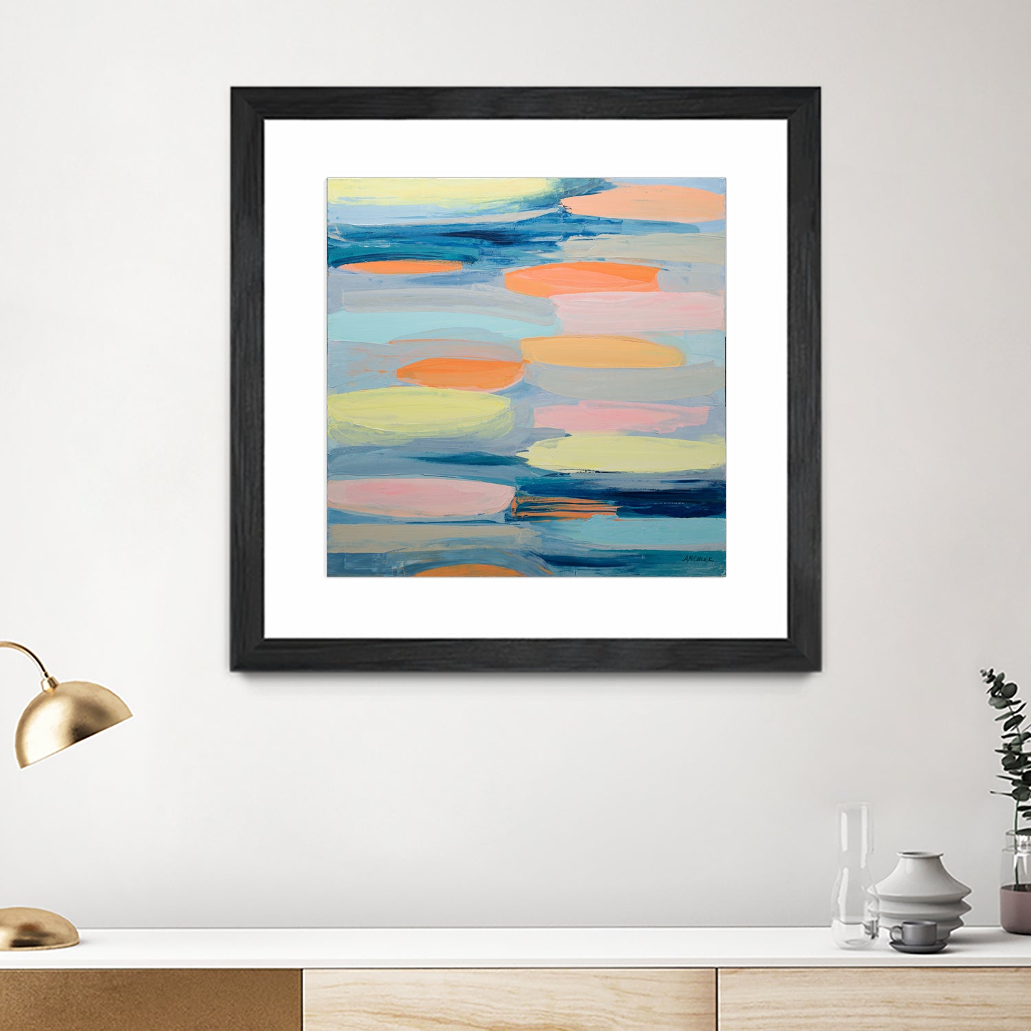 Just Peachy by Ann Marie Coolick on GIANT ART - abstract just