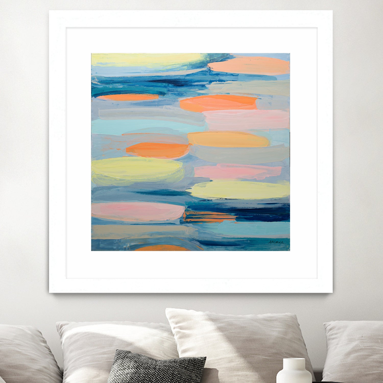 Just Peachy by Ann Marie Coolick on GIANT ART - abstract just