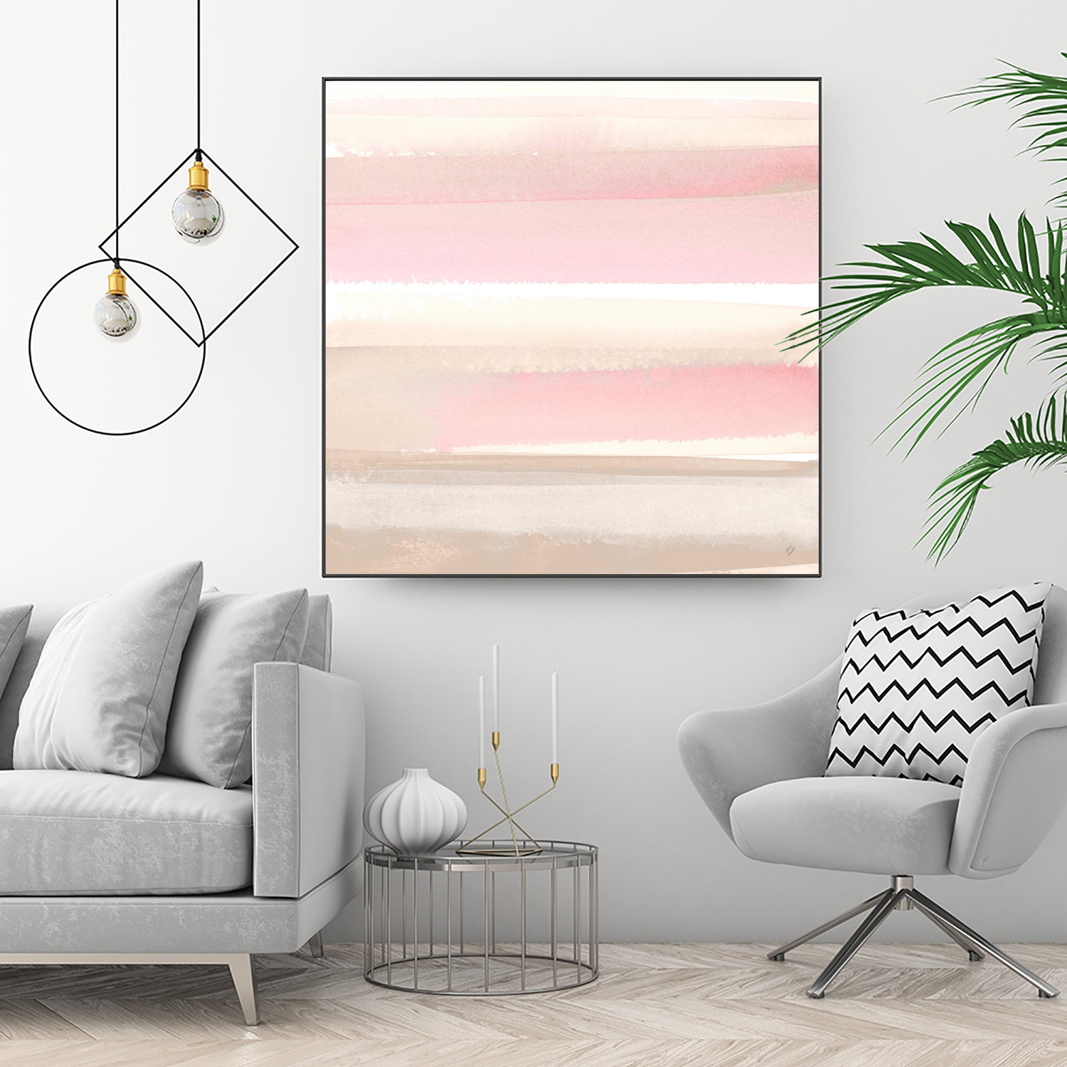 Blush Pasture II by Lanie Loreth on GIANT ART - abstract blush