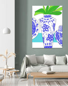 Blue Vase I by Deidre Mosher on GIANT ART - decorative 