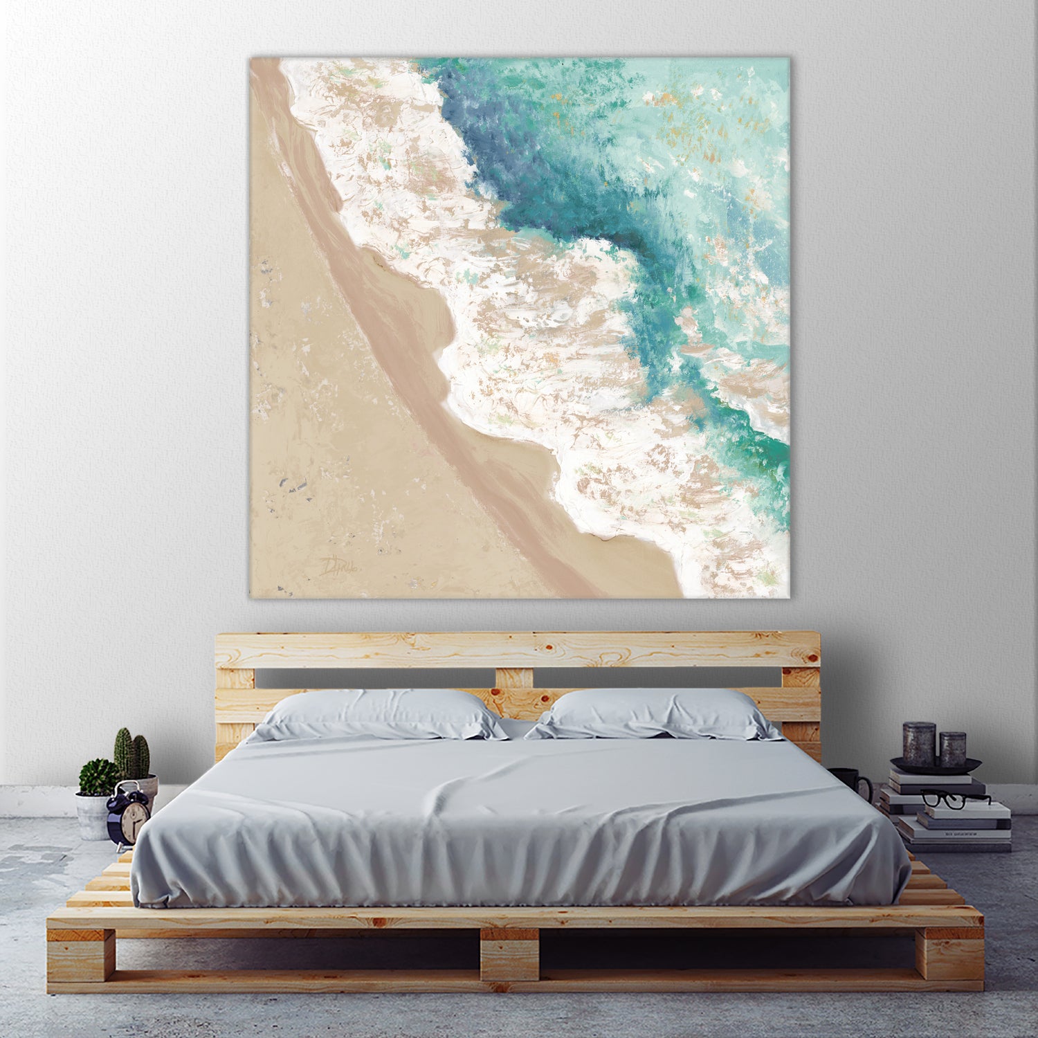 Waves Crashing by Patricia  Pinto on GIANT ART - coastal waves