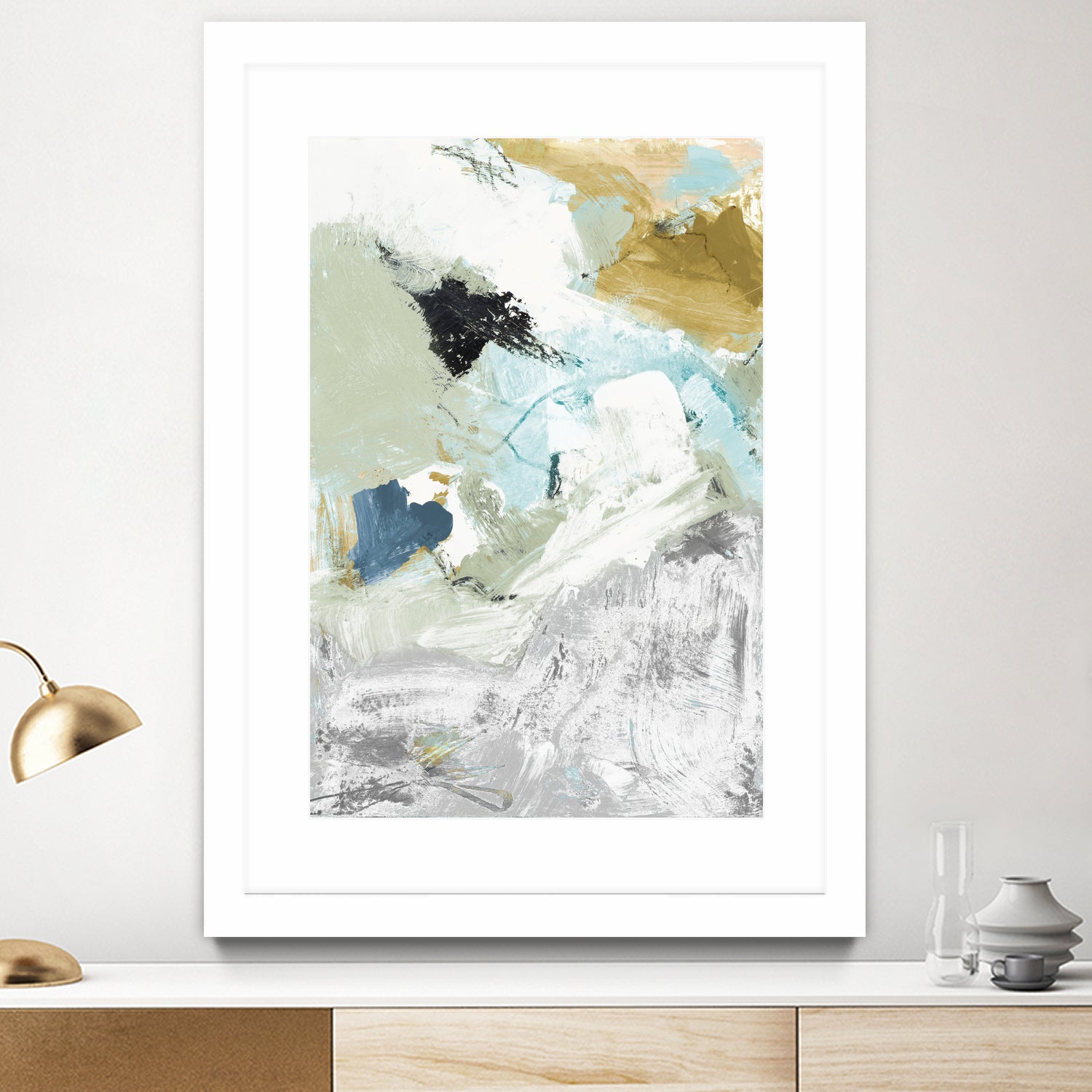 Winter Blues II by Lanie Loreth on GIANT ART - abstract winter