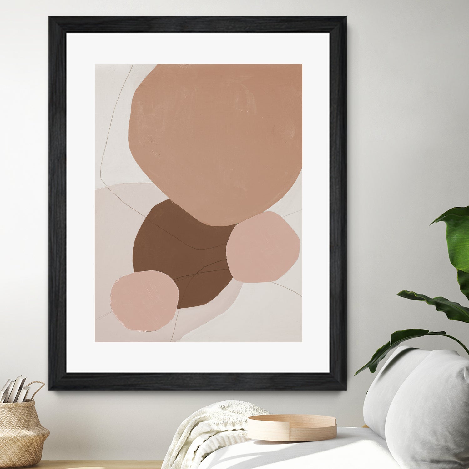 Fresh Shapes In Brown by Patricia Pinto on GIANT ART - abstract abstract