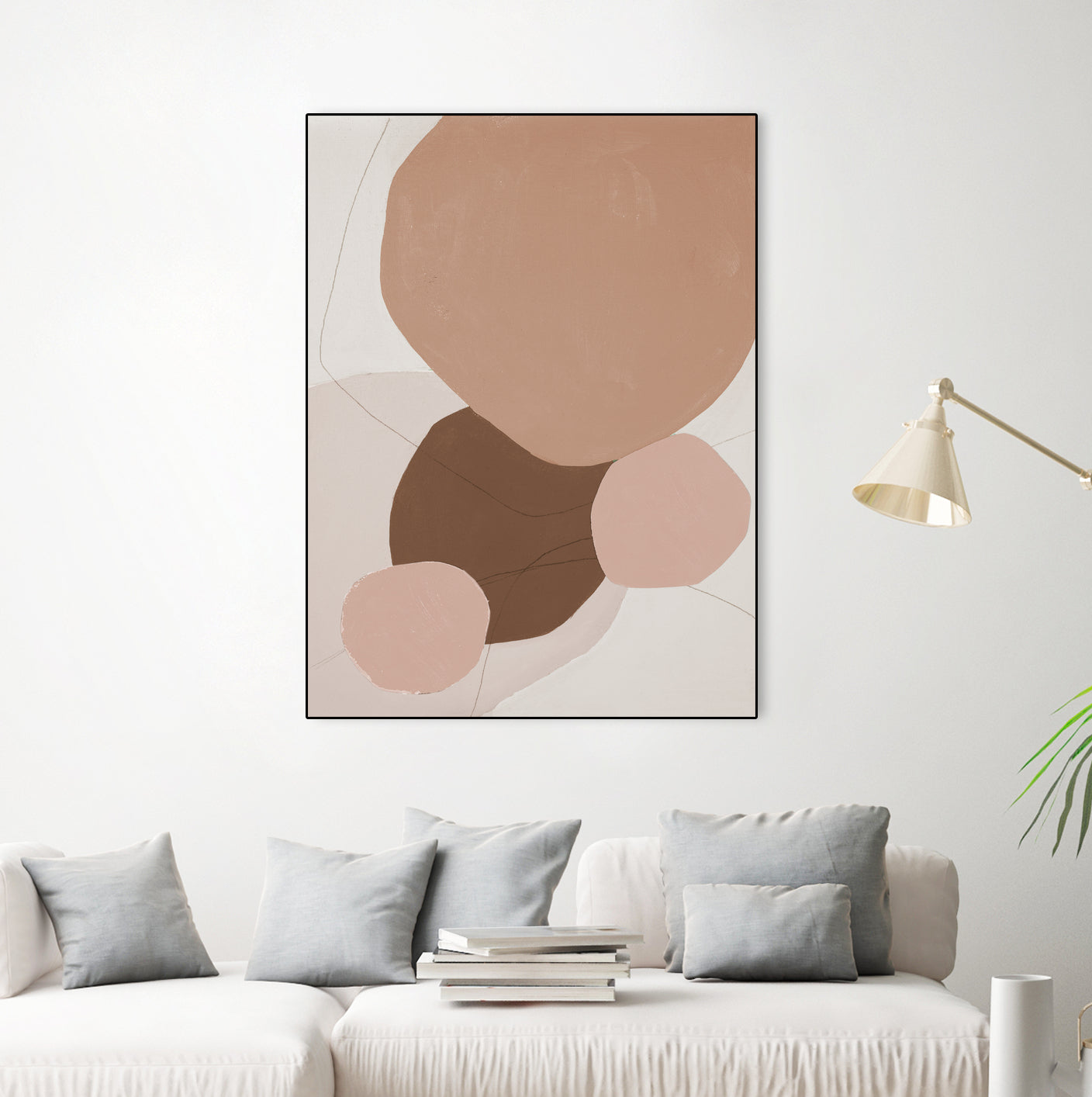 Fresh Shapes In Brown by Patricia Pinto on GIANT ART - abstract abstract