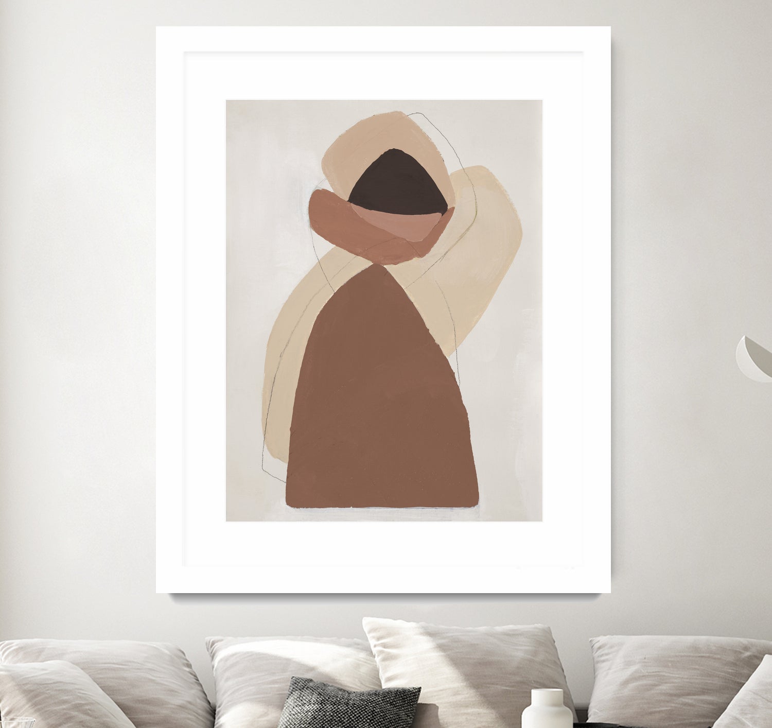 Mid-century In Brown I by Patricia Pinto on GIANT ART - abstract abstract