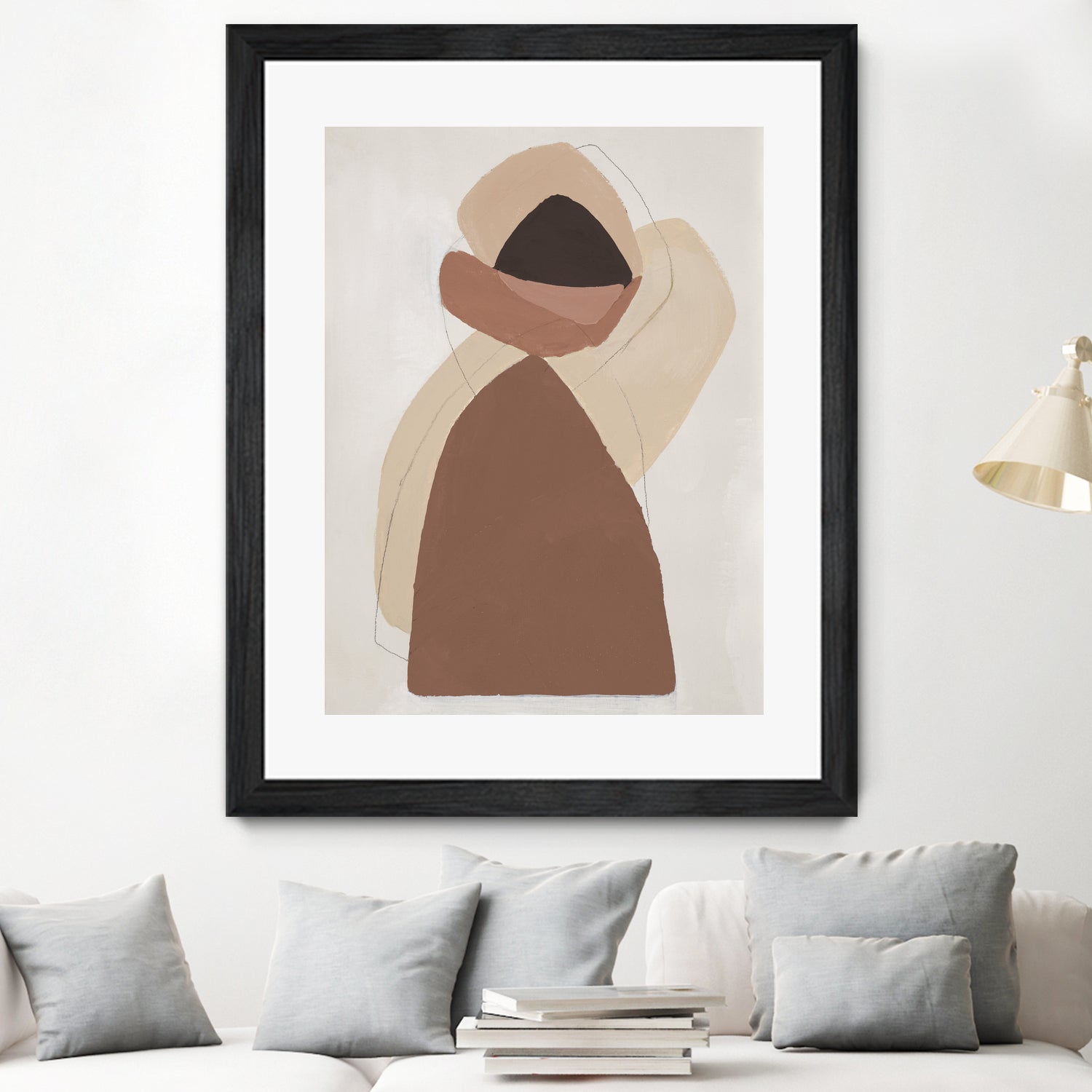 Mid-century In Brown I by Patricia Pinto on GIANT ART - abstract abstract