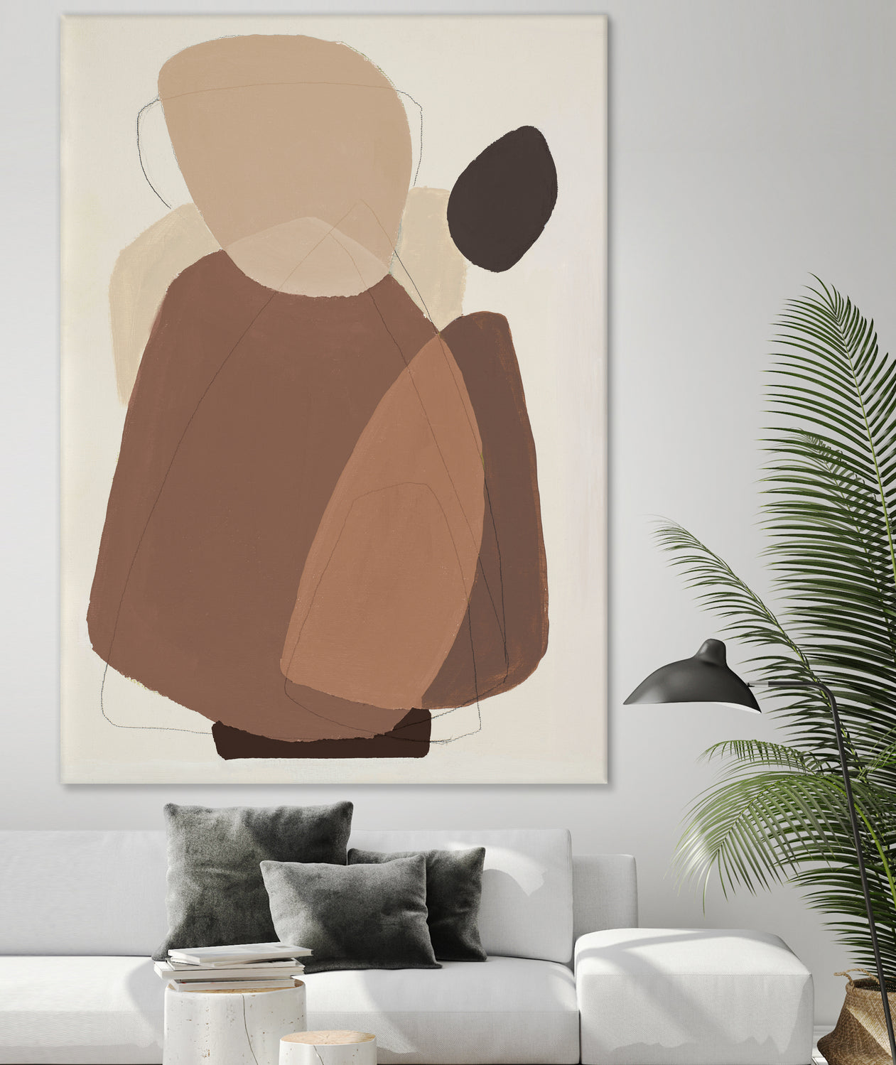 Midcentury In Brown II by Patricia Pinto on GIANT ART - abstract abstract