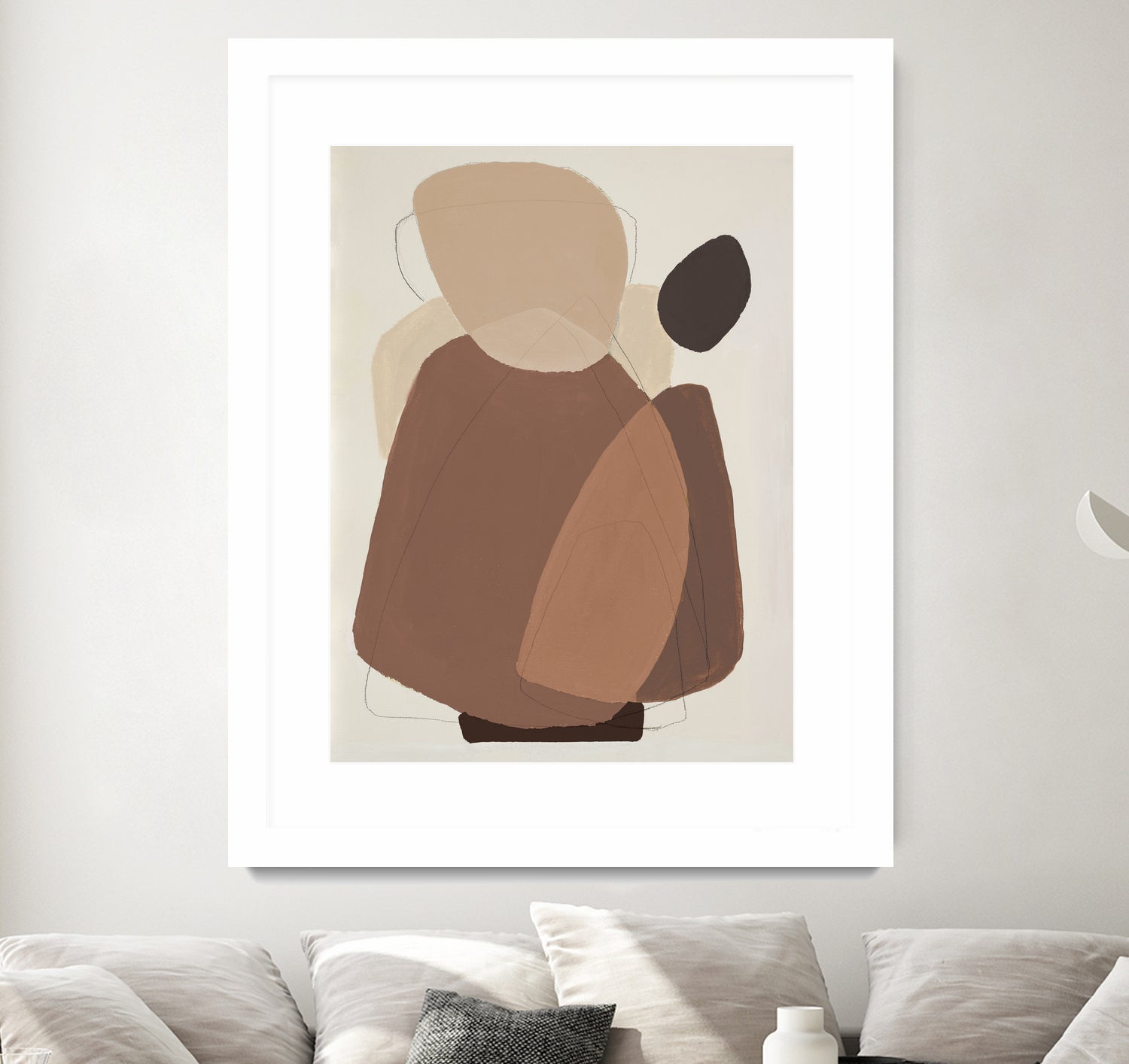 Midcentury In Brown II by Patricia Pinto on GIANT ART - abstract abstract