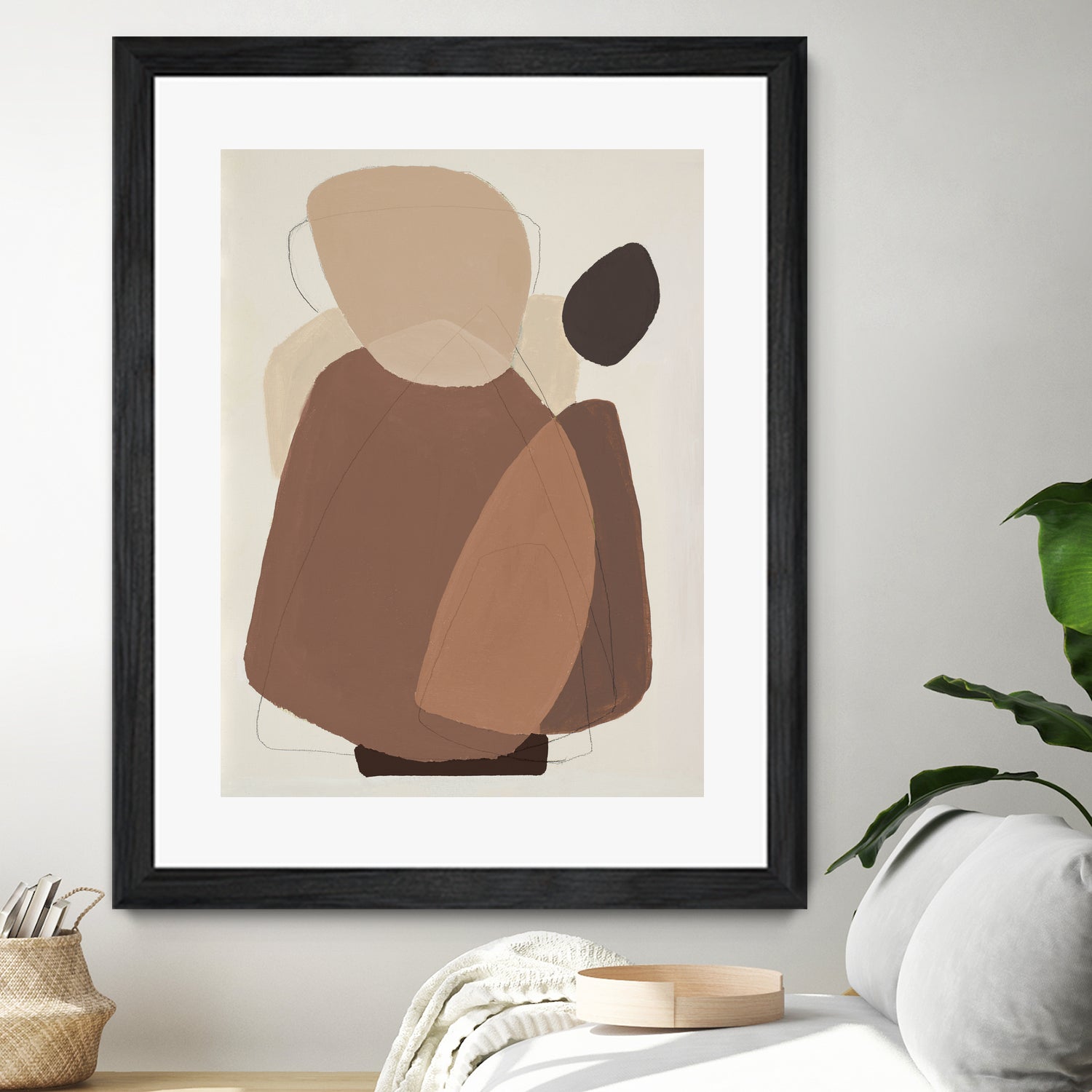 Midcentury In Brown II by Patricia Pinto on GIANT ART - abstract abstract